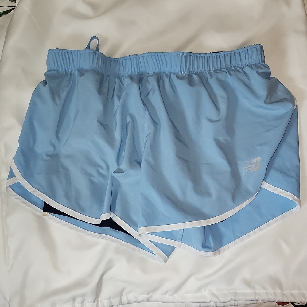 New Balance Sky Blue Athletic Shorts